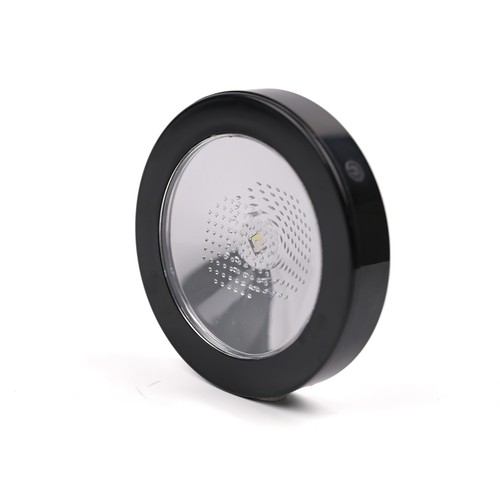 Sous-verre LED RGB rechargeable - Noir, IP54 extérieur