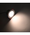 13W Ø11,4cm innfellingsspot RGB+CCT RA93 - 24V DC, Hull: Ø9,5 cm, Mål: Ø11,4 cm, Hvit kant