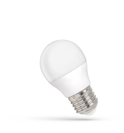 Ampoule LED E27 4W Sphérique - Verre dépoli