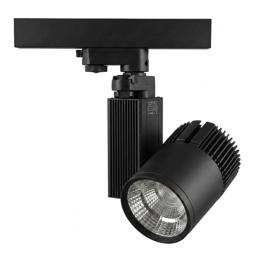 Outlet: 35W LED railspot - 3-fase, 3000K, RA90, zwart