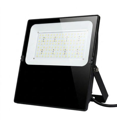 Outlet: Projecteur LED 100W - IP66, noir, 4000K