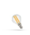 E14 4W LED pære - G45, kultråd