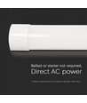 Réglette LED complète 150cm 50W - Garantie 6 ans, 120lm/W