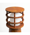 Corten 11W trädgårdslampa - 40 cm, IP65 utomhus, inkl. ljuskälla