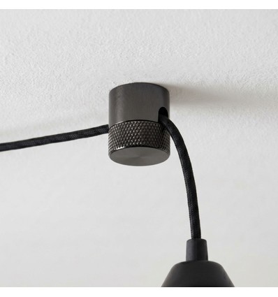 Zwart chroom pendelophanging - Voor o.a. hanglampen