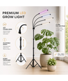 Lampe de croissance LEDlife avec trépied - 4 lampes, minuterie et télécommande
