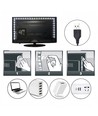 Ruban LED USB 80cm pour TV et PC - 60 LED par mètre