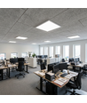 V-Tac 60x60 LED panel i ramme - 36W, innebygd i hvit ramme til direkte montering