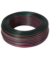 Câble RGB 100m - 4x0,35mm², 12-24V, pour ruban LED