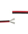 5m Câble rouge/noir - 2x0,35mm², 12V-24V, pour ruban LED