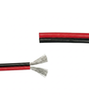 5m 1,2mm² kabel rød/svart - 2-leder (16AWG), 12V-24V, til LED-strip