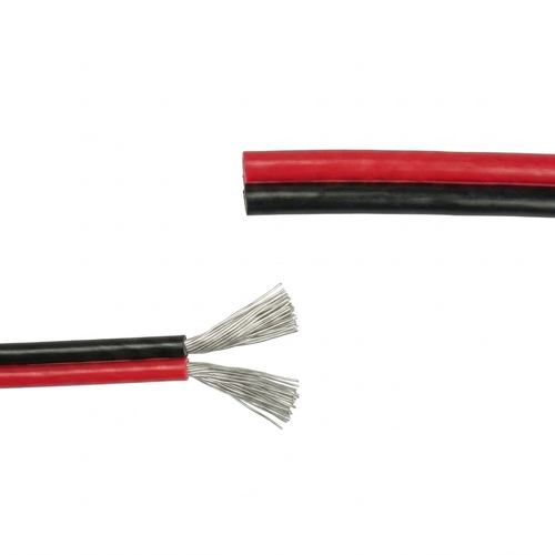 Câble 20m 1,2mm² rouge/noir - 2 fils (16AWG), 12V-24V, pour ruban LED