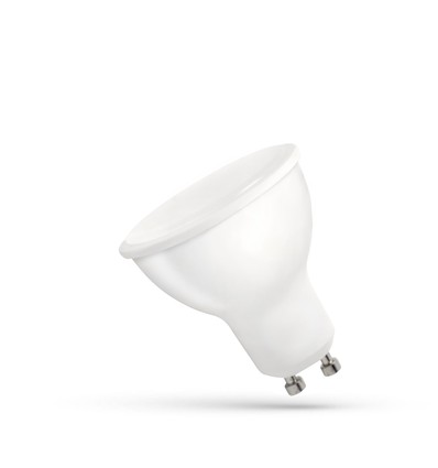 GU10 4W LED pære - Matteret, hvid plast