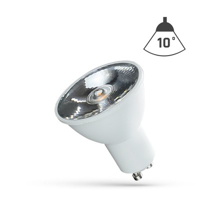 Spot LED GU10 6W - 10° extra focalisé