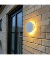 Dome 12W ronde LED wandlamp - IP65, CCT, wit