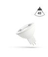 GU5,3 6W LED-lamp - 12V, 45°, MR16