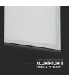 60x60 Troldtekt panel + ramme med fjedre - Højde:12,5mm, Komplet sæt, 36W