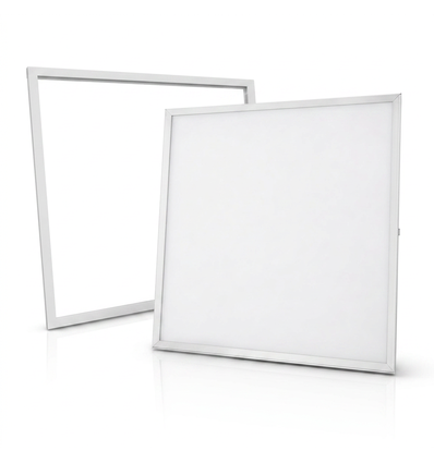 60x60 Troldtekt panel + ramme med fjedre - Højde:12,5mm, Komplet sæt, 36W
