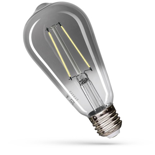 Ampoule LED E27 2,5W ST65 - Modernshine ampoule décorative, verre ambré