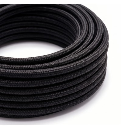 Câble textile 5m 2x0,75 mm² - 230V, noir