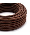 Câble textile 5m 2x0,75 mm² - 230V, couleur café