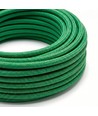 5m textielsnoer 2x0,75 mm² - 230V, donkergroen