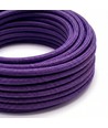 Câble textile 5m 2x0,75 mm² - 230V, Violet