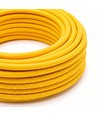 Câble textile 5m 2x0,75 mm² - 230V, Jaune