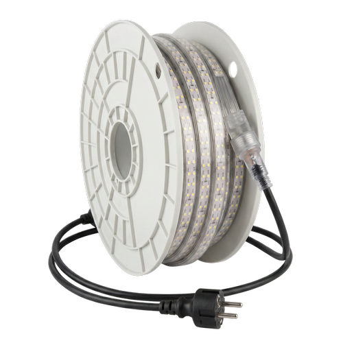 50m LEDlife werklamp LED-strip op haspel - 230V, IP67, 180 LED/m, 11W/m, 1100 lm/m