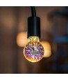 Ampoule LED E27 3W - A60, effet d'étoile 3D