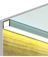 2m aluprofil SMART10 AC2/Z - Obehandlad aluminium, utanpåliggande, LED-skena