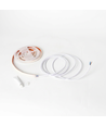 Ruban LED salle de bain, 12W/m 5m étanche - câble 2m, 24V, COB LED