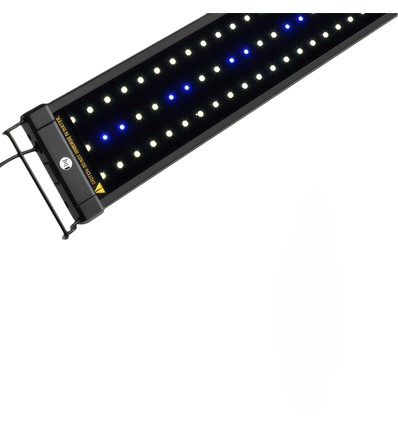 30-50 cm aquarium armatuur - 6W LED, wit/blauw, verstelbaar