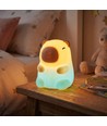 MOCHI Capibara nachtlampje van zachte siliconen - oplaadbaar, kleurwissel + warm wit