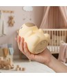 Veilleuse Capybara MOCHI en silicone souple - rechargeable, changement de couleur + blanc chaud