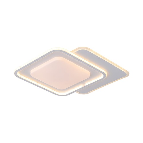 V-Tac 60W LED taklampe - CCT 3-i-1, dimbar, hvit, inkl. fjernkontroll