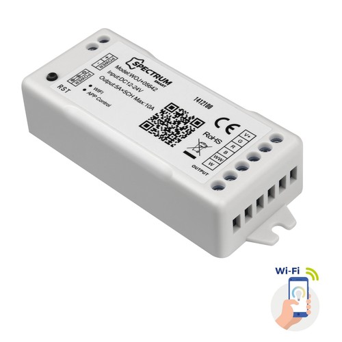 Contrôleur Wi-Fi Spectrum RGBW + CCT - 12V (120W), 24V (240W), Tuya Smart/Smart Life