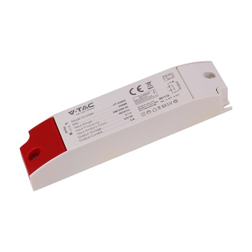 60W / 12V DC strömförsörjning för LED-strips - 5A, IP44 våtrum