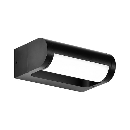 Applique murale LED V-Tac 10W - Noir, IP65, puce Cree, 3000K, garantie 6 ans