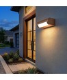V-Tac 10W LED verstelbare wandlamp - IP65, Cortenkleurig, Cree chip, 3000K, 6 jaar garantie