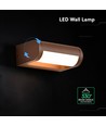 V-Tac 10W LED verstelbare wandlamp - IP65, Cortenkleurig, Cree chip, 3000K, 6 jaar garantie