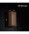 10W LED wandlamp - 3-in-1 CCT, Cortenkleurig staal, IP65, up/down light