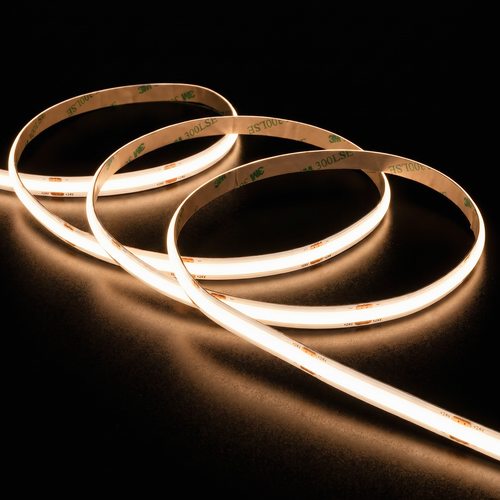5m 12,5W/m Dot-free COB-LED-strip RA90 - 24V DC, IP20, 480 LED/m, 5 års garanti