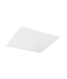 60x60 bakbelyst LED-panel, 36W - Höjd:34mm, Vit kant