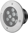 LEDlife markspotlight - 9W, rund, rostfritt stål, 24V AC/DC