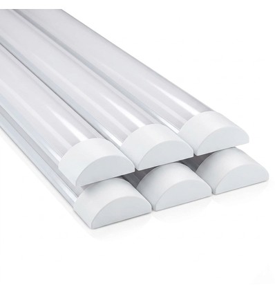 6x 120cm compleet LED-armatuur - 40W, 3 jaar fabrieksgarantie, 230V