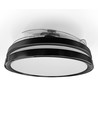 Taklampa m. dold fläkt - RA90, CCT, 60W, svart