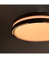 Taklampa m. dold fläkt - RA90, CCT, 60W, svart