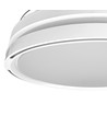 Plafonnier avec ventilateur caché - RA90, CCT, 60W, blanc
