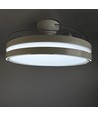 Plafonnier avec ventilateur caché - RA90, CCT, 60W, blanc